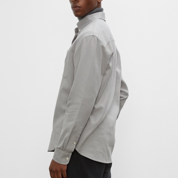 Standard Fit Waffle Knit Shirt - New With Tags - NEVER WORN - Tan - Picture 2 of 5